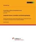 Corporate Finance. Investition und Rechnungslegung