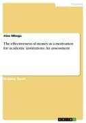 The effectiveness of money as a motivation for academic institutions. An assessment