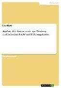 Analyse der Instrumente zur Bindung ausländischer Fach- und Führungskräfte