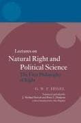 Hegel: Lectures on Natural Right and Political Science