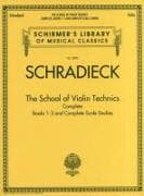 School for Violin Technics Henry Schradieck Complete Books 1-3 and Scale Studies Schirmer's Library of Musical Classics