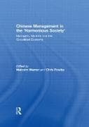 Chinese Management in the 'Harmonious Society'