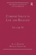 Current Issues in Law and Religion