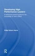 Developing High Performance Leaders