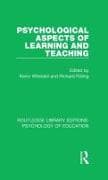 Psychological Aspects of Learning and Teaching
