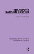 Transport Carrier Costing