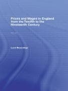 Prices and Wages in England