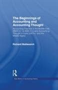 The Beginnings of Accounting and Accounting Thought
