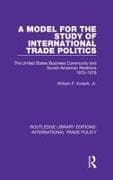 A Model for the Study of International Trade Politics