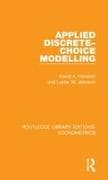 Applied Discrete-Choice Modelling