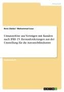 Umsatzerlöse aus Verträgen mit Kunden nach IFRS 15. Herausforderungen aus der Umstellung für die Automobilindustire
