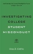 Investigating College Student Misconduct