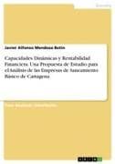 Capacidades Dinámicas y Rentabilidad Financiera. Una Propuesta de Estudio para el Análisis de las Empresas de Saneamiento Básico de Cartagena