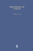 Jewish Law Annual (Vol 11)