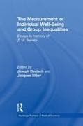The Measurement of Individual Well-Being and Group Inequalities