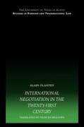International Negotiation in the Twenty-First Century