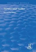The Italian Legal Tradition