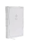 NRSV Catholic Edition Gift Bible, White Leathersoft (Comfort Print, Holy Bible, Complete Catholic Bible, NRSV CE)