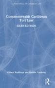 Commonwealth Caribbean Tort Law