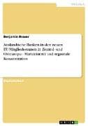 Ausländische Banken in den neuen EU-Mitgliedsstaaten in Zentral- und Osteuropa - Markteintritt und regionale Konzentration
