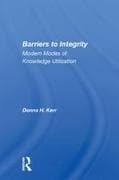 Barriers To Integrity