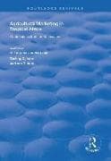 Agricultural Marketing in Tropical Africa
