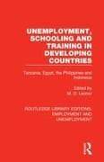 Unemployment, Schooling and Training in Developing Countries