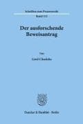 Der ausforschende Beweisantrag