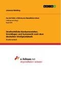 Strafrechtliche Konkurrenzlehre. Grundlagen und Systematik nach dem deutschen Strafgesetzbuch