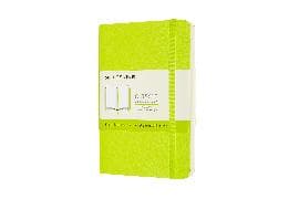 Moleskine Notizbuch Pocket/A6, Blanko, Weicher Einband, Limetten Grün