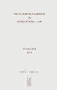 The Palestine Yearbook of International Law (2018)