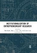 Institutionalization of Entrepreneurship Research