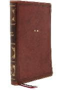 NKJV Holy Bible, Super Giant Print Reference Bible, Brown Leathersoft, Thumb Indexed, 43,000 Cross references, Red Letter, Comfort Print: New King James Version