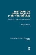 Histoire du droit savant (13e–18e siècle)