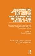 Accounting Literature in the United States Before Mitchell and Jones (1796)