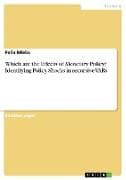 Which are the Effects of Monetary Policy? Identifying Policy Shocks in recursive VARs