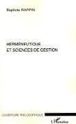 Herméneutique et sciences de gestion