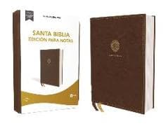 RVR60, Santa Biblia, Edición para Notas, Leathersoft, Café, Palabras de Jesús en Rojo, Comfort Print