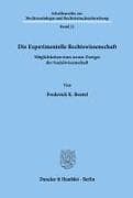 Die Experimentelle Rechtswissenschaft