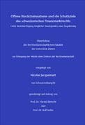 Offene Blockchainsysteme und die Schutzziele des schweizerischen Finanzmarktrechts