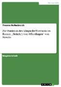 Zur Funktion des Klingsohr-Märchens im Roman "Heinrich von Ofterdingen" von Novalis