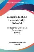Memoire de M. Le Comte de Lally-Tollendal