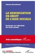 La renonciation en droit de l'aide sociale