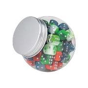 Würfel-Dose 16mm Two Tone Glowing / 60 Stk