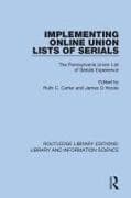Implementing Online Union Lists of Serials