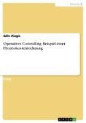 Operatives Controlling. Beispiel einer Prozesskostenrechnung