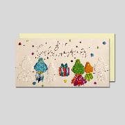 Doppelkarte. Patchwork Geburtstag