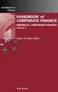 Handbook of Empirical Corporate Finance: Volume 2