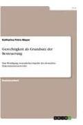 Gerechtigkeit als Grundsatz der Besteuerung