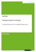 Transport policy in Europe